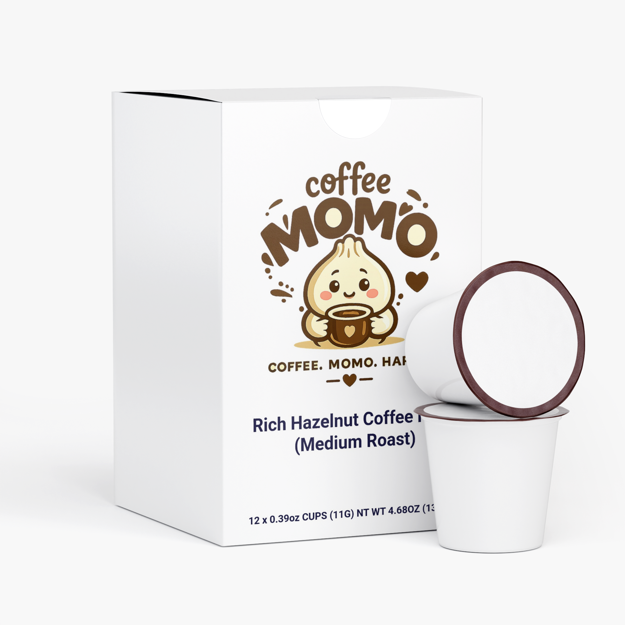 MOMO Rich Hazelnut Coffee Pods (Medium Roast)