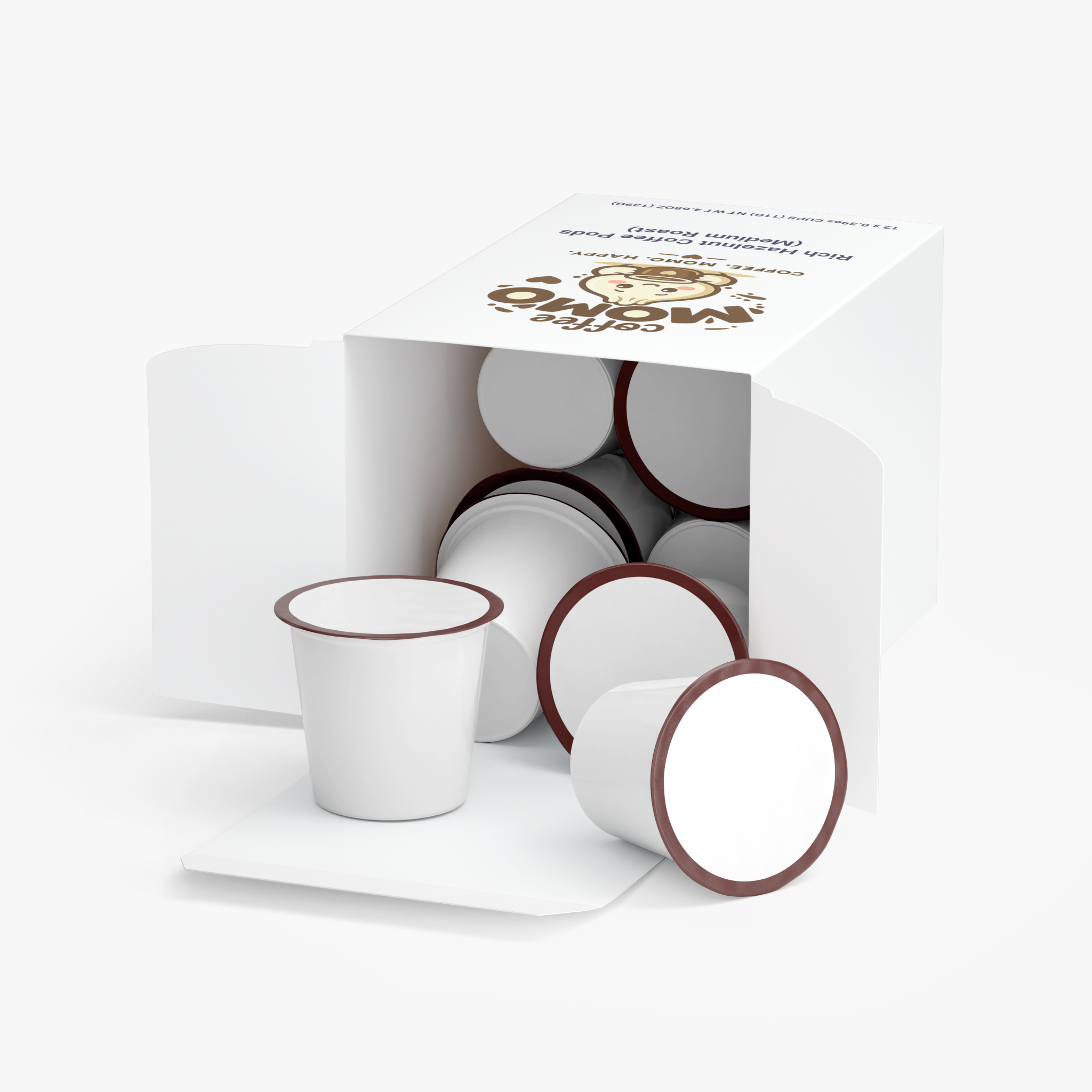 MOMO Rich Hazelnut Coffee Pods (Medium Roast)