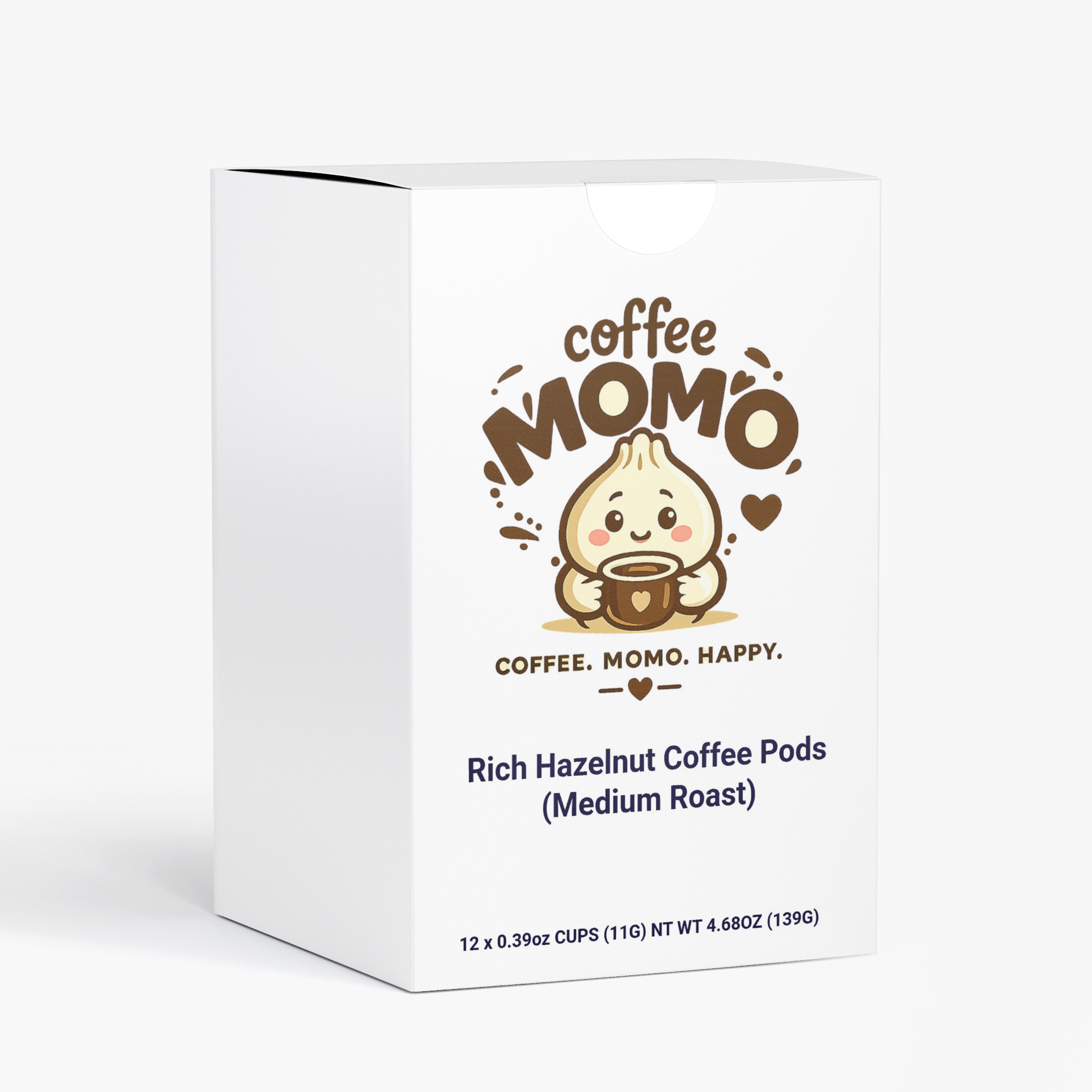 MOMO Rich Hazelnut Coffee Pods (Medium Roast)
