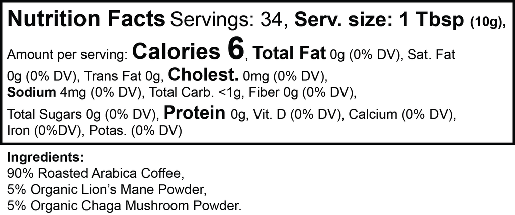 MOMO Vitality Mushroom Coffee (Medium Roast)